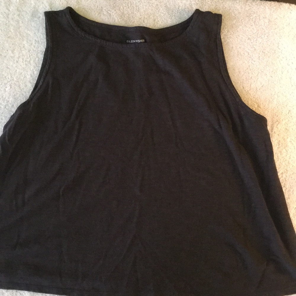 Eileen Fisher charcoal tank